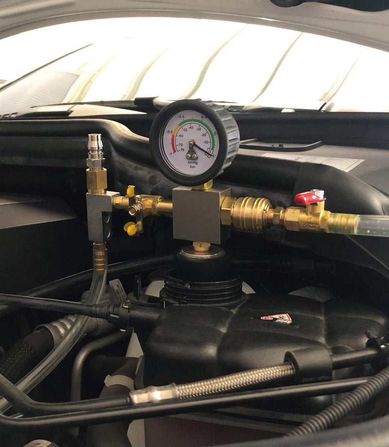 M31 Vacuum Type Cooling System Filler Tool Set with Large Internal Passages Purge Radiator Coolant Refill - Image 3